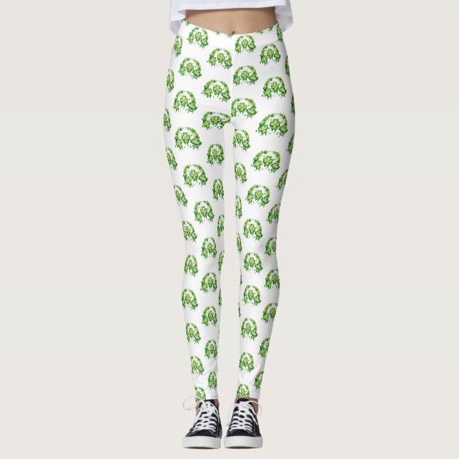 Legging Celebre o Dia de São Patrício (Frente)