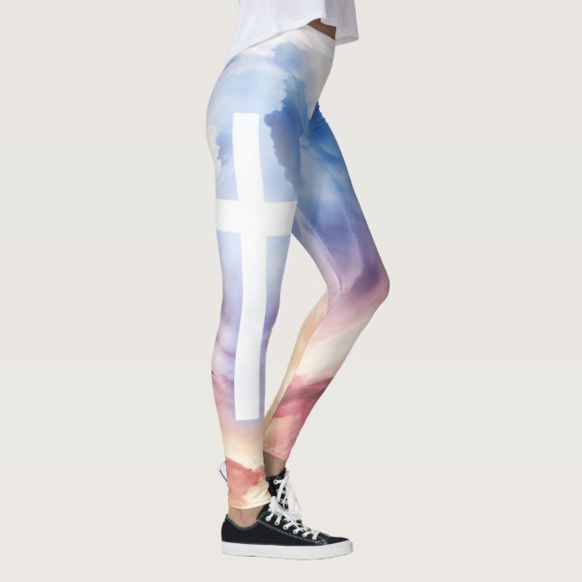 Legging Celeste de Aquarela (Direita)