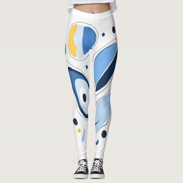 Legging Celestial Orb Odyssey Abstrato (Frente)
