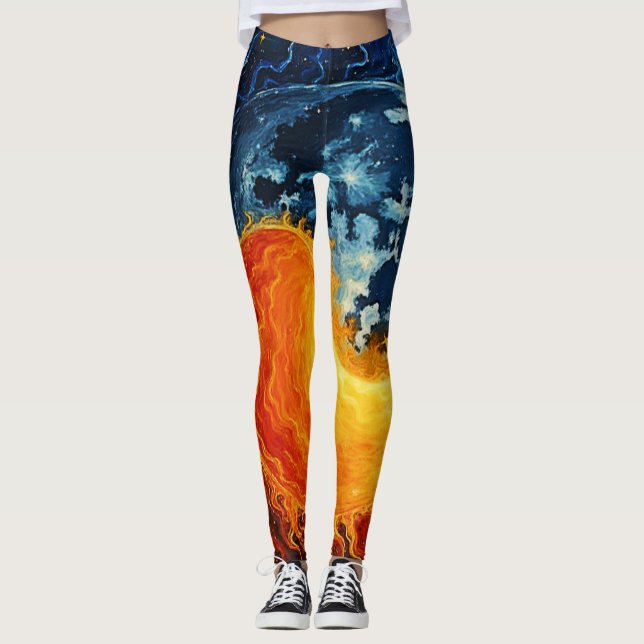 Legging Celestial Yin Yang Art (Frente)