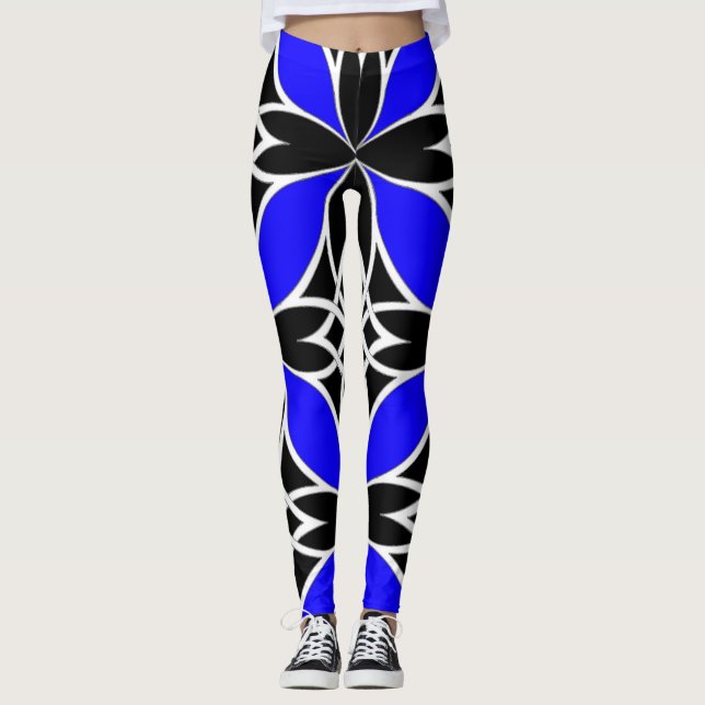 Legging Celta Espelhado ( Flutterby Azul ) (Frente)