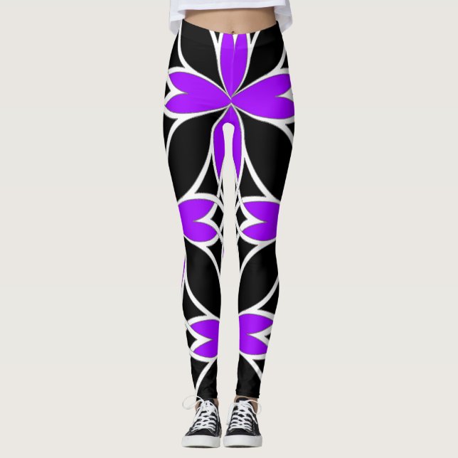 Legging Celta Espelhado (Invertido Roxo) (Frente)