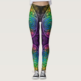 Legging Celtic Triskele multicolor