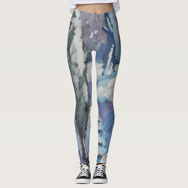 Legging Cena de neve (Frente)