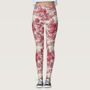 Legging Cena Rural em Toile Vermelho (7)