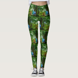 Legging Cenário tropical exuberante do rinoceronte Slipper