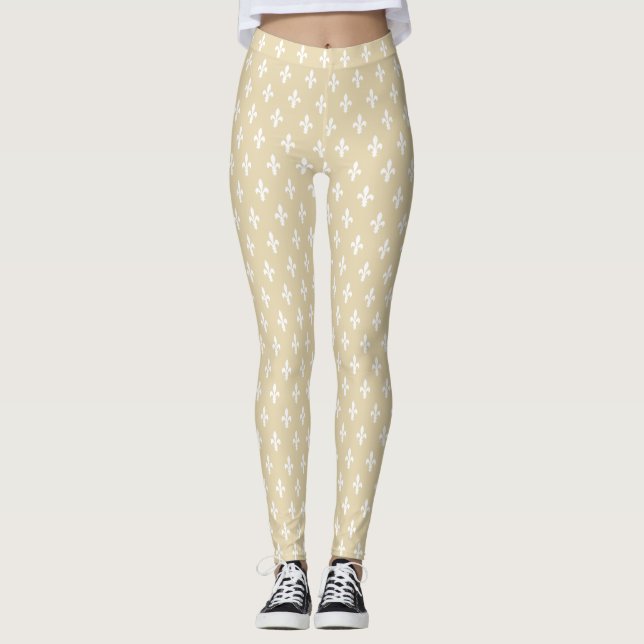 Legging Cera de abelhas Vitoriana Fleur de Lys (Frente)