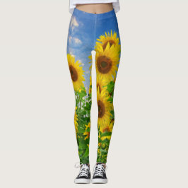 Legging Cérebros e Azuis Campo de Verão