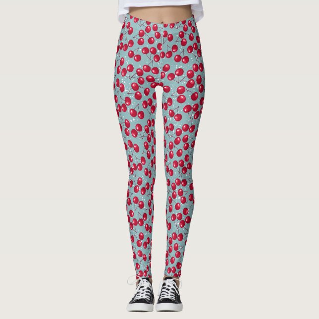 Legging Cereja de inverno. (Frente)
