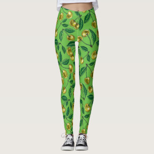 Legging Cerejas amarelas