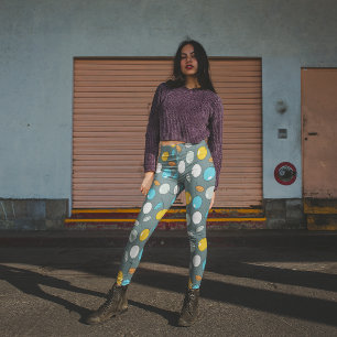 Legging cerejas coloridas