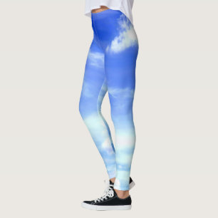 Legging Céu azul dramático