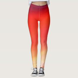 Legging Céu Vermelho À Noite.