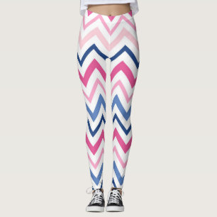 Legging Cevon Rosa e Azul