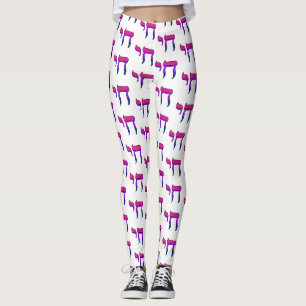 Legging Chá da Bandeira do Orgulho Bi