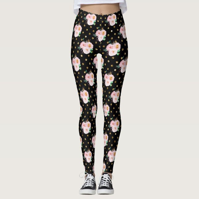 Legging Chalkboard Floral (Frente)