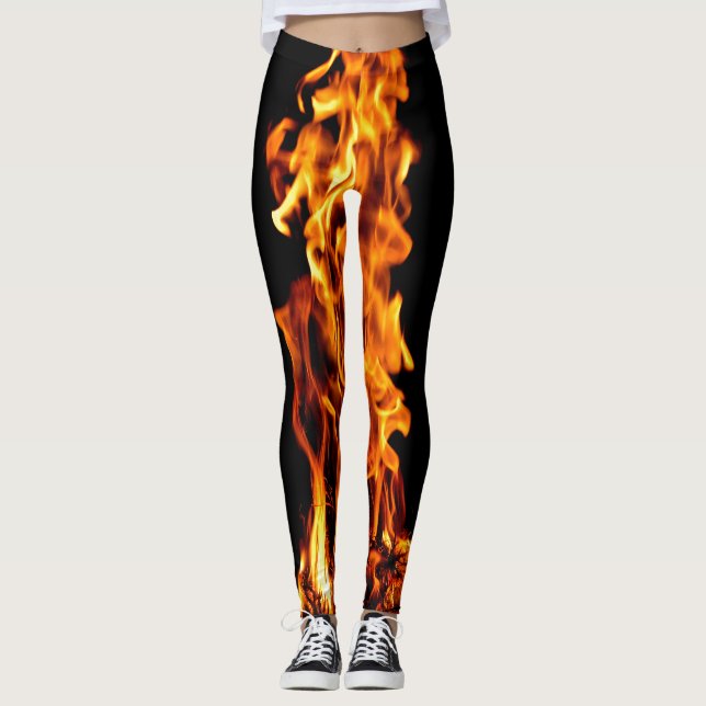 Legging Chama laranja (Frente)
