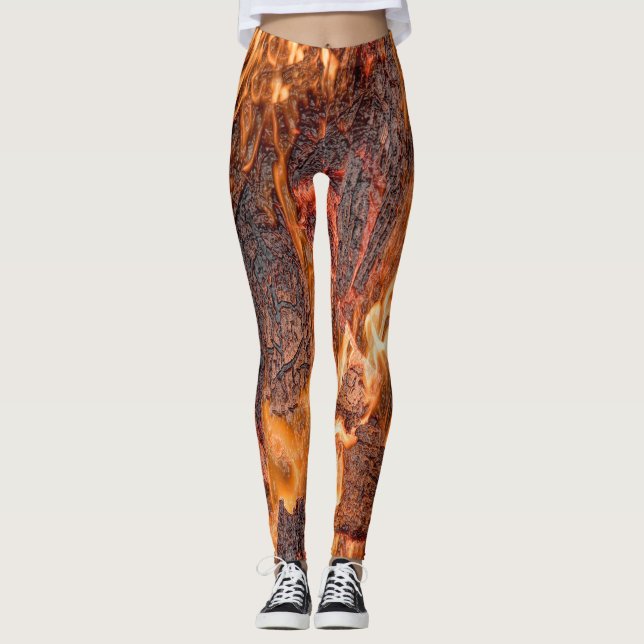 Legging Chama laranja (Frente)