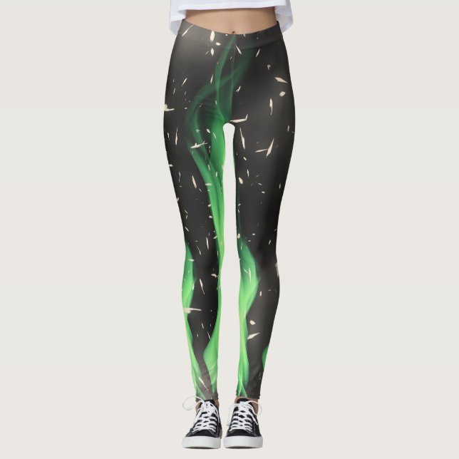 Legging Chama verde (Frente)
