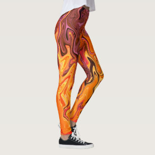 Legging Chamas de Pulverização......
