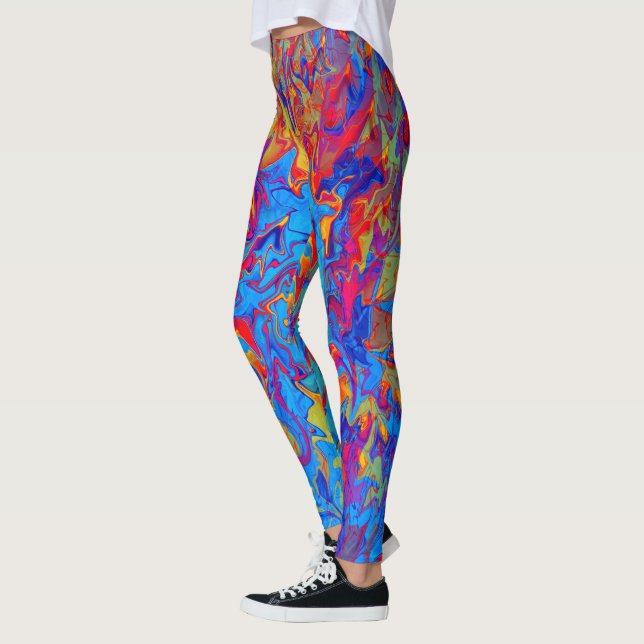 Legging Chamas selvagens... (Esquerda)