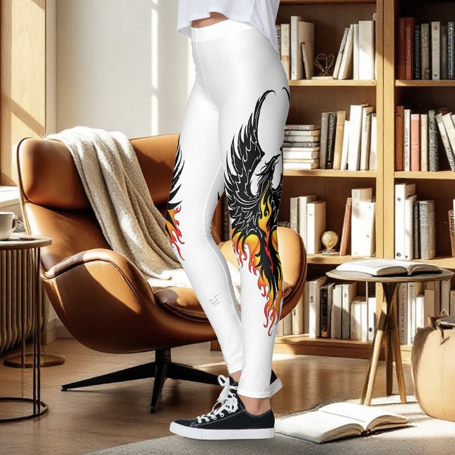 Legging Chamas Tribais do Phoenix Firebird (Criador carregado)