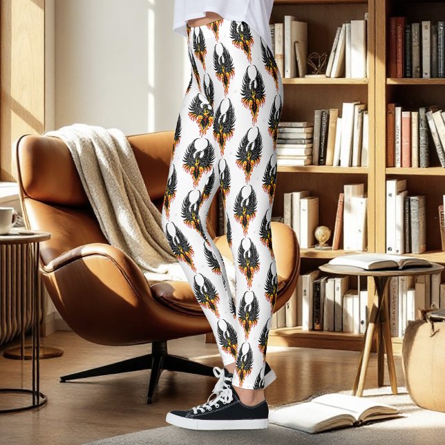 Legging Chamas Tribais do Phoenix Firebird (Criador carregado)