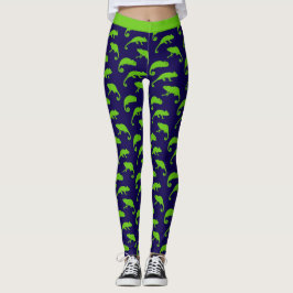 Legging Chameleon Green e Blue Standard