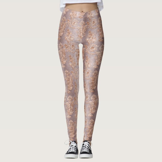 Legging Champagne Velvet Series Design 6 (Frente)