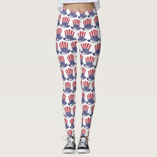 Legging Chapéu baixo para a América!