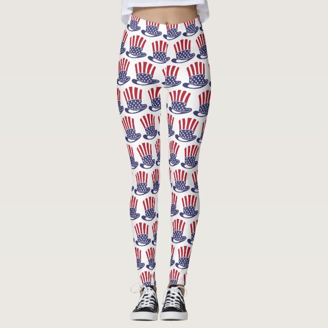 Legging Chapéu baixo para a América! (Frente)