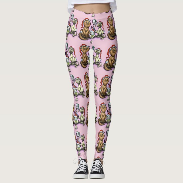 Legging Chapéus de Natal (Frente)