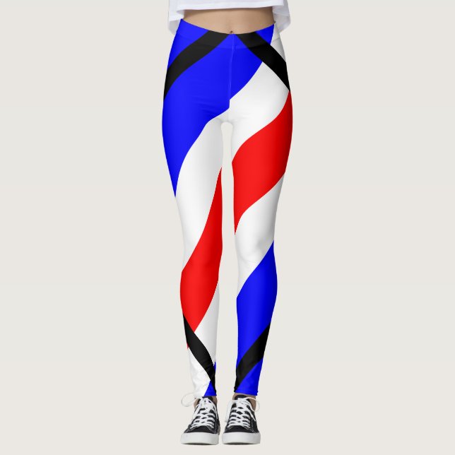 Legging Charlie Red White Blue (Frente)