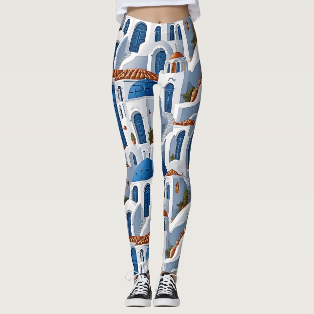 Legging Charm da ilha grega Trendy Santorini (Frente)