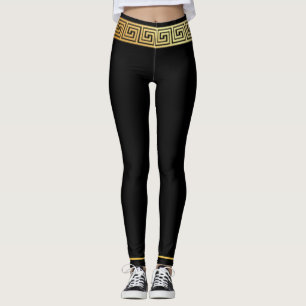 Legging Chave Grega Dourada