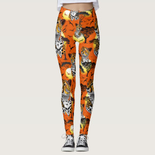 Legging Cheetah African Feline Wild Animal