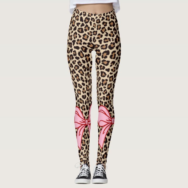 Legging Cheetah Leggins | Castanho Clássico (Frente)