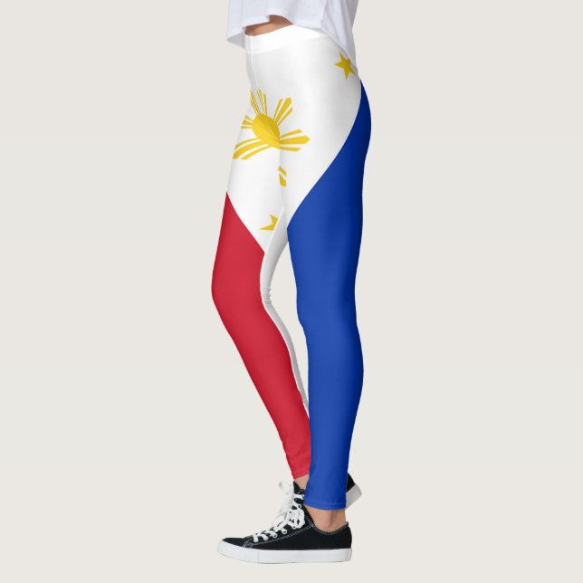 Legging Cheio da bandeira de Filipinas (Esquerda)