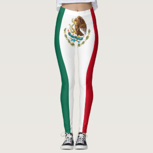 Legging Cheio da bandeira de México