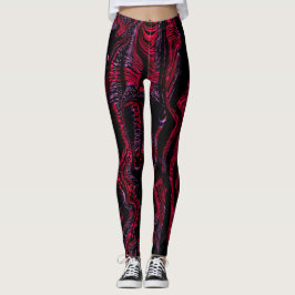 Legging Cheio de caneleiras da energia