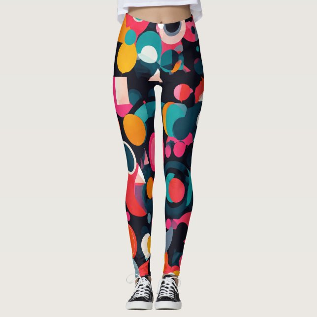 Legging Cheio de cores (Frente)
