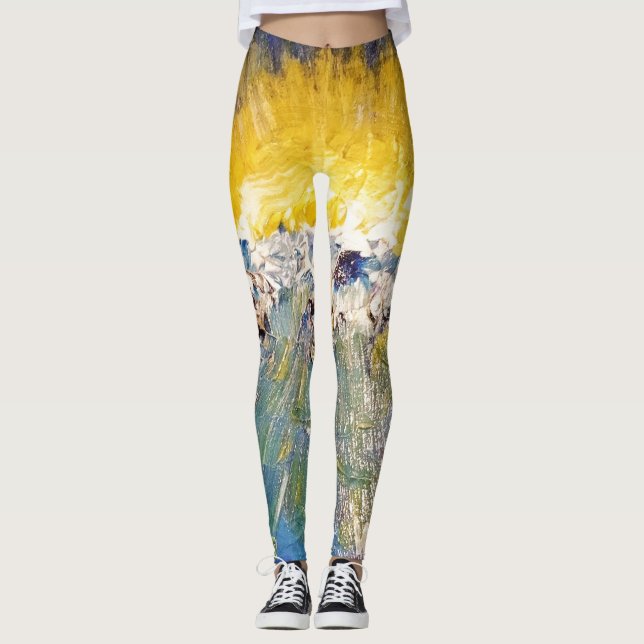 Legging Cheio do por do sol do anjo (Frente)