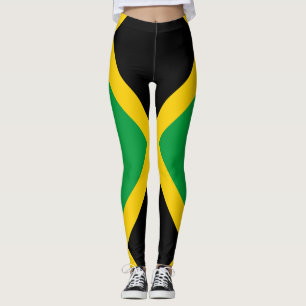Legging Cheio jamaicano da bandeira