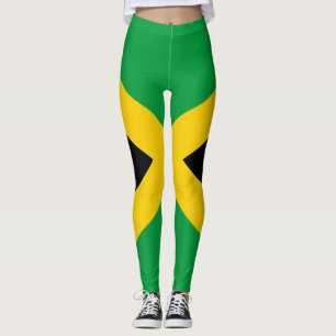 Legging Cheio jamaicano II da bandeira