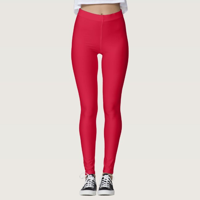 Legging Cherry Red Professional Trendy Modern Minimalist (Frente)