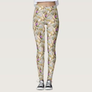 Legging Cherubs Dourados da cinza