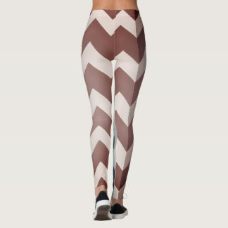 Legging Chevon geométrico abstrato de dois tons