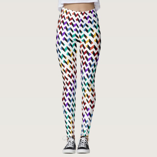 Legging Chevron multicolor (Frente)