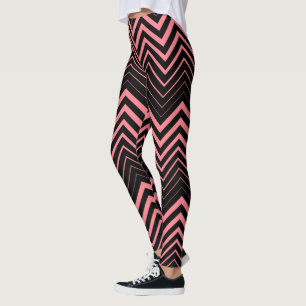 Legging Chevron Zigzag Rosa