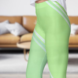 Legging Chic Light Teal sob Impressão verde-claro